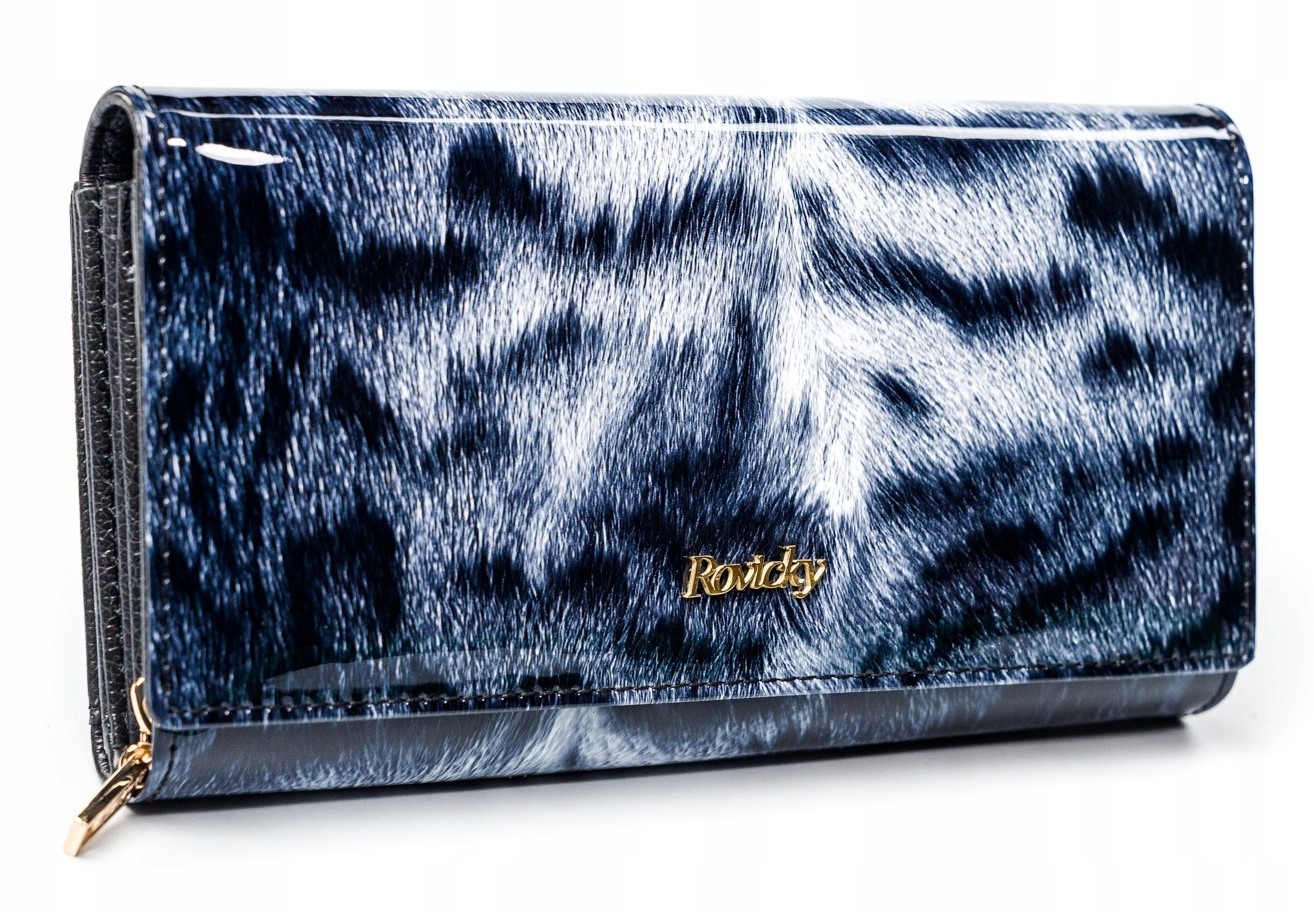 Peňaženka - Rovicky Peňaženka Prírodná koža Čierna 8803 - Black - Dámsky produkt