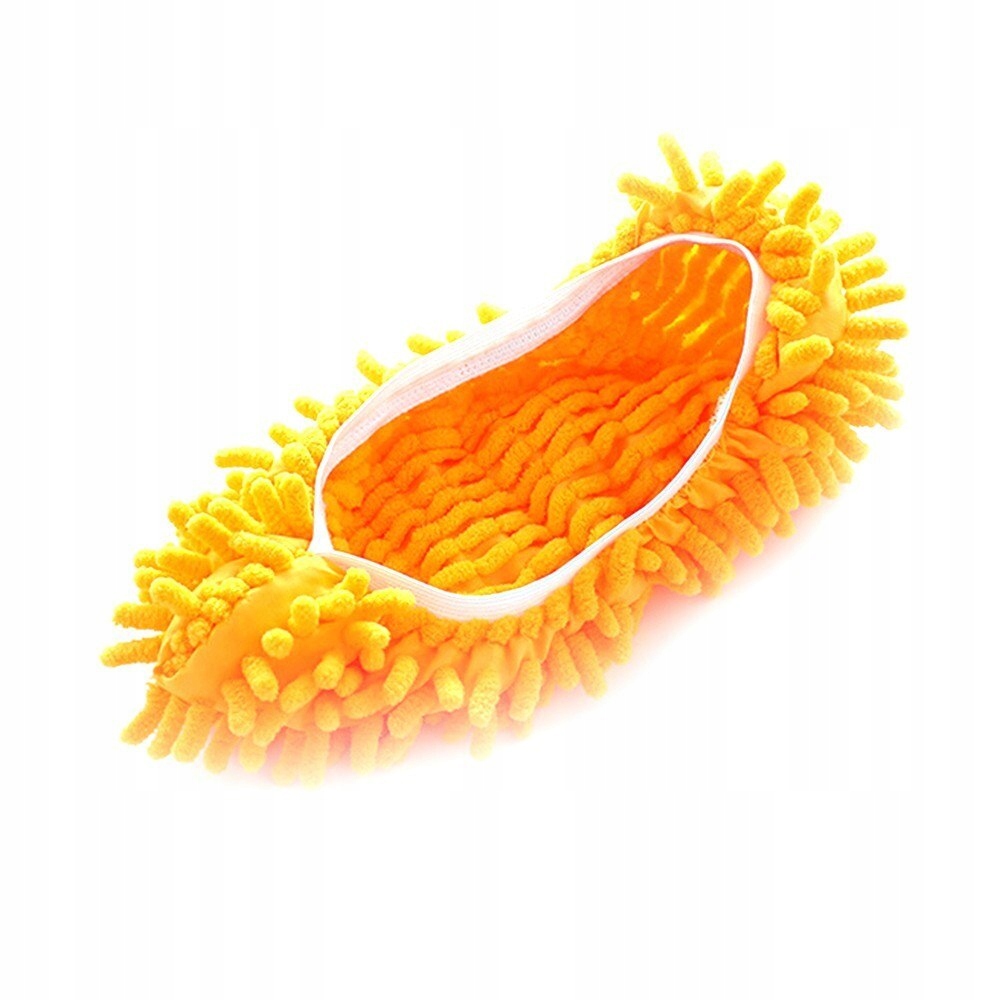 Oranžový štýl 1 ks. Pohodlný prachový mop papuče