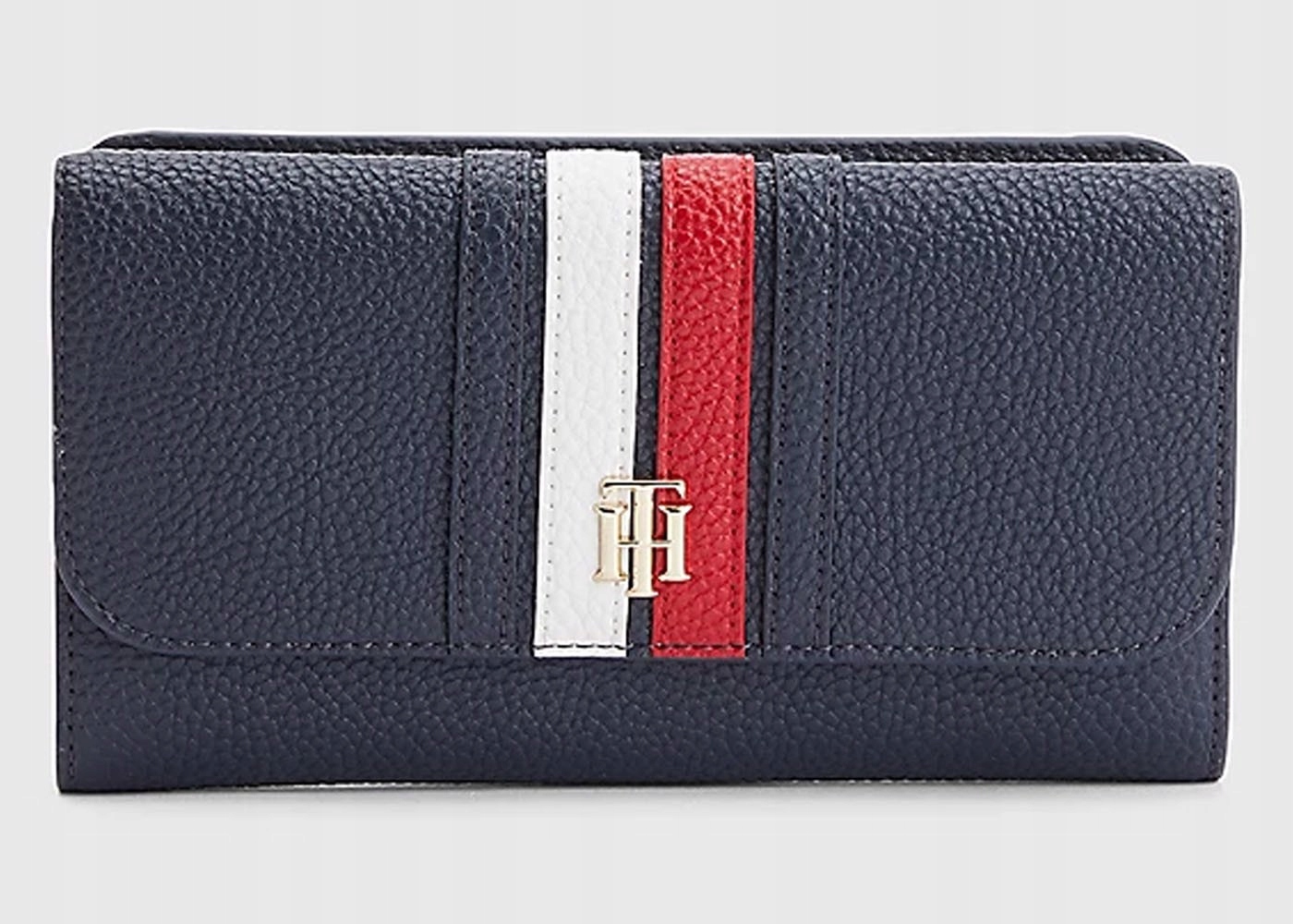 Peňaženka - Tommy Hilfiger Peňaženka Ekologická námorná koža Element Veľká klapka Corp - ženský produkt