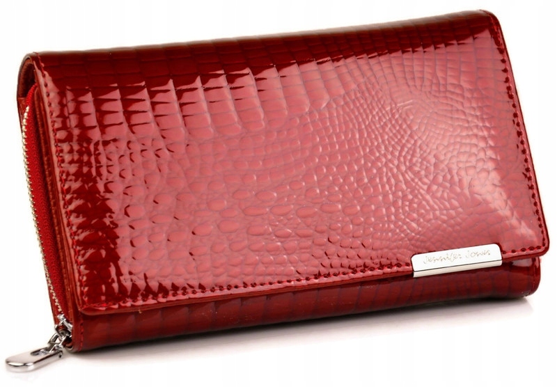 Peňaženka - Jennifer Jones Wallet Prírodná koža Červená 5902510290498 - Dámsky produkt