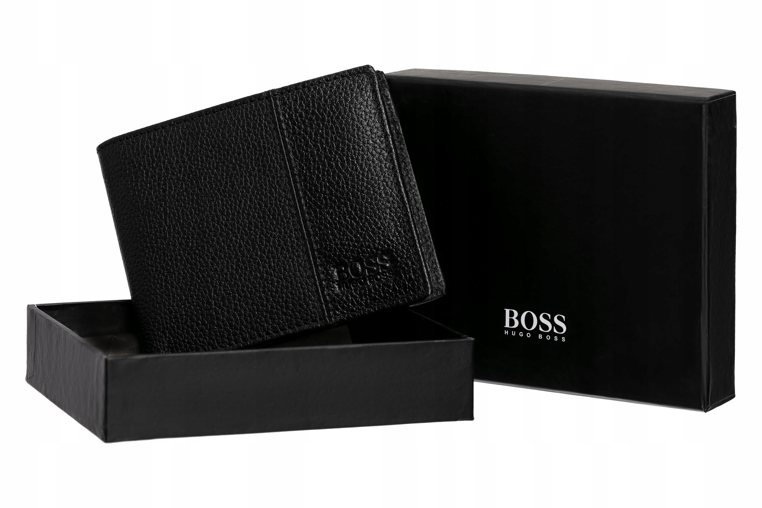 Peňaženka - Hugo Boss peňaženka z pravej kože čierna Subway - Pánsky produkt