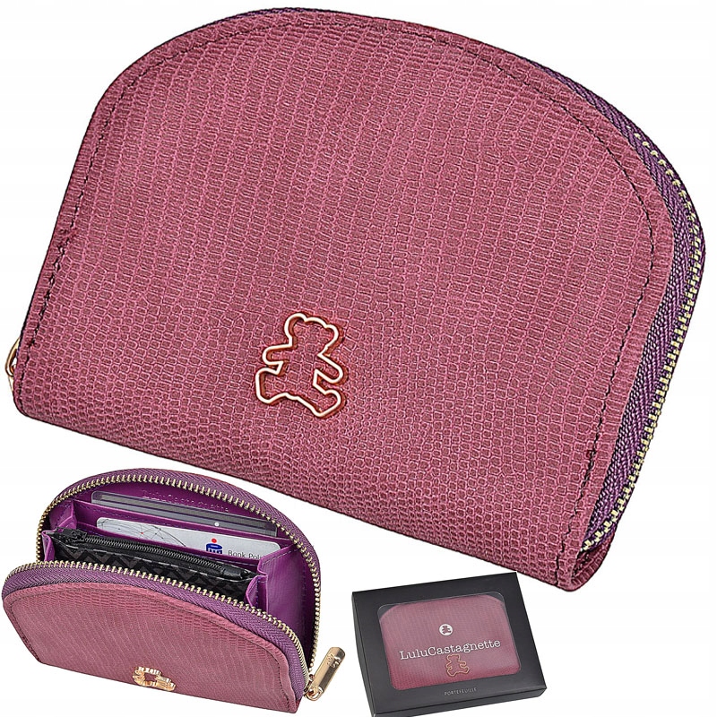 Peňaženka - Lulu castagnette peňaženka Ekologická koža Purple Dámsky produkt