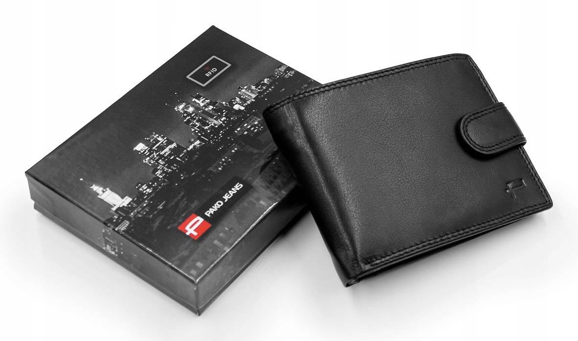 Peňaženka - Portfólio pako džínsy Prírodná koža čierna peňaženka GT 508 x BL - Pánsky produkt