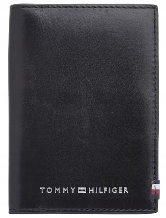Peňaženka - Tommy Hilfiger Portfit Prírodná koža čierna obchodná mini cc peňaženka - mužský produkt