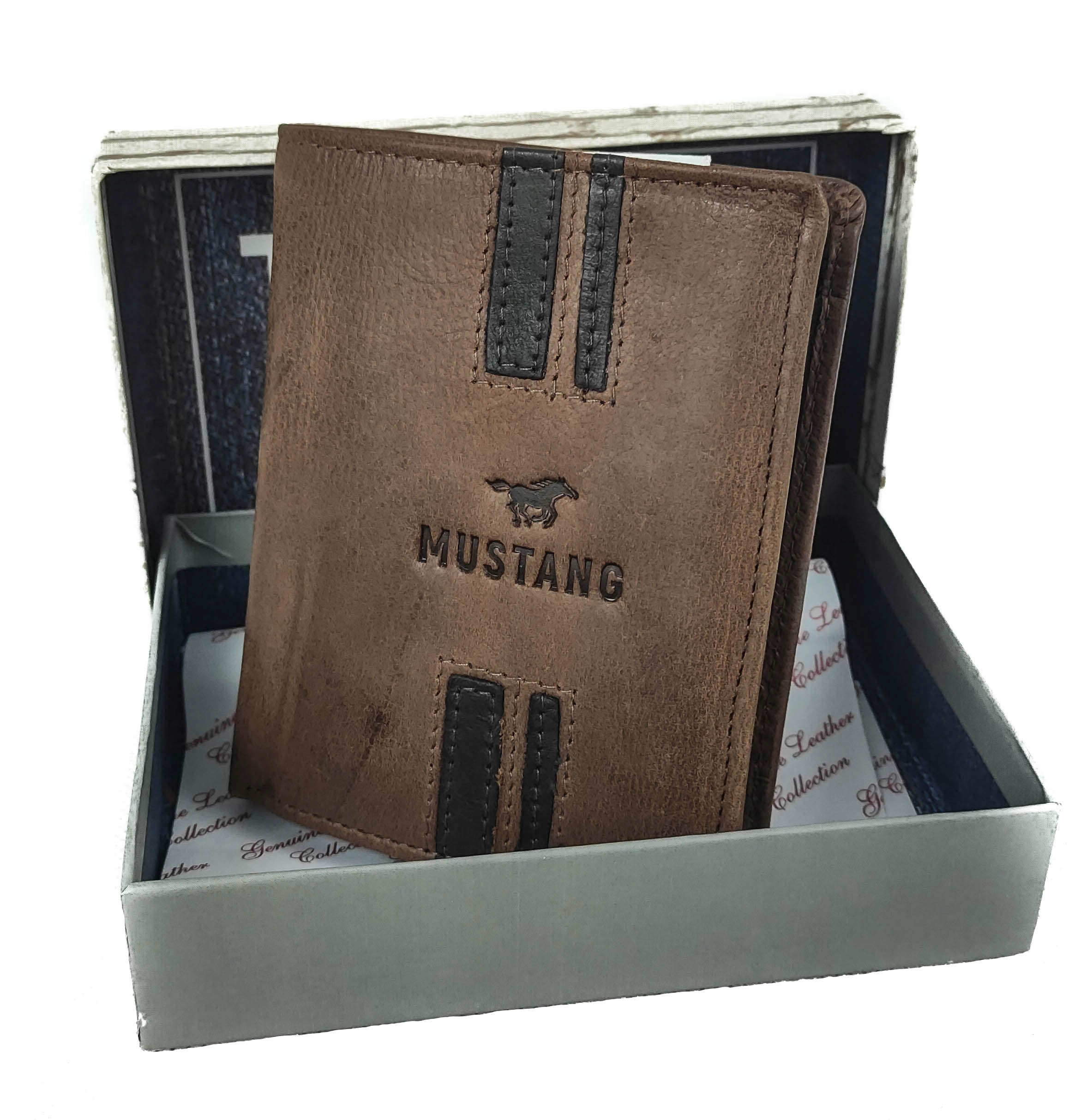 Peňaženka - Mustang peňaženka prírodná koža samec