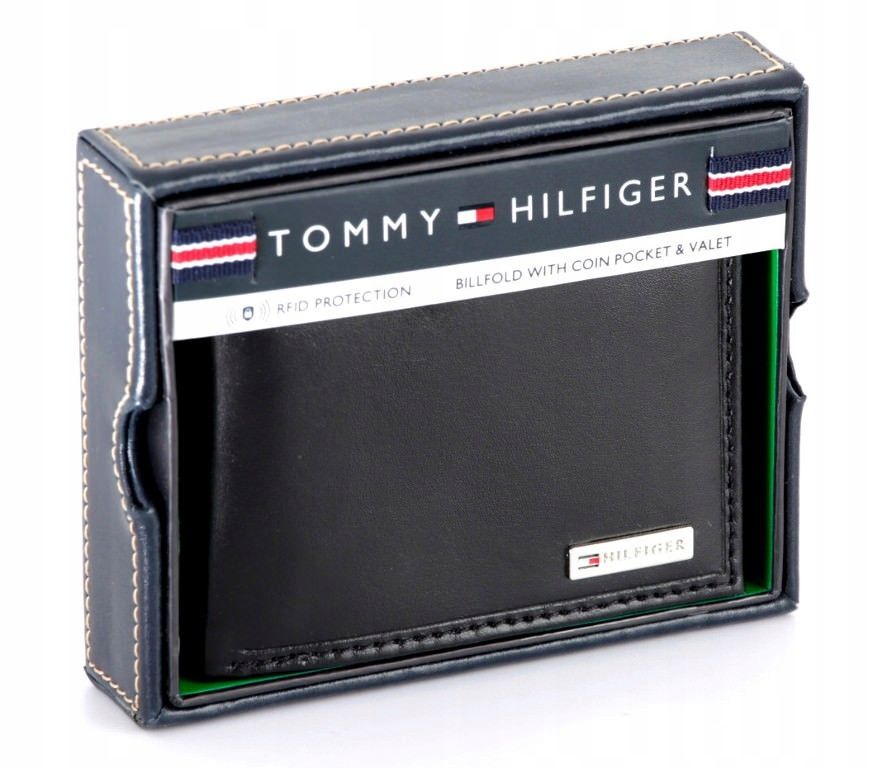 Peňaženka - Tommy Hilfiger kožená peňaženka pánsky ženský RFID