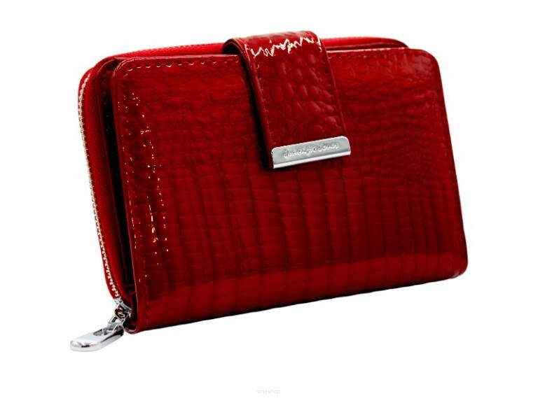Peňaženka - Jennifer Jones Wallet Prírodná koža Červená 5198 - Dámsky produkt