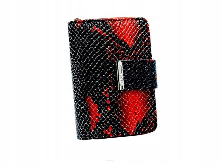 Peňaženka - Jennifer Jones Wallet Prírodná koža červená, námornícka modrá 5295 - ženský produkt
