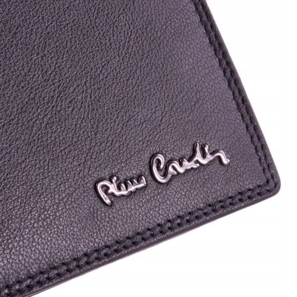 Peňaženka - Peňaženka Pierre Cardin z pravej kože čierna 43 8806 - Pánsky produkt