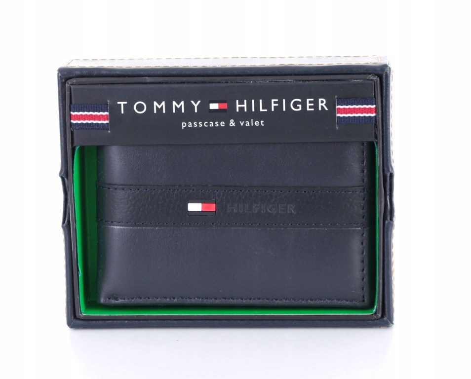 Peňaženka - Tommy Hilfiger Walfiger Prírodná koža Navy Tommy Hilfiger 31tl22x062 400 -Navy - Pánsky produkt