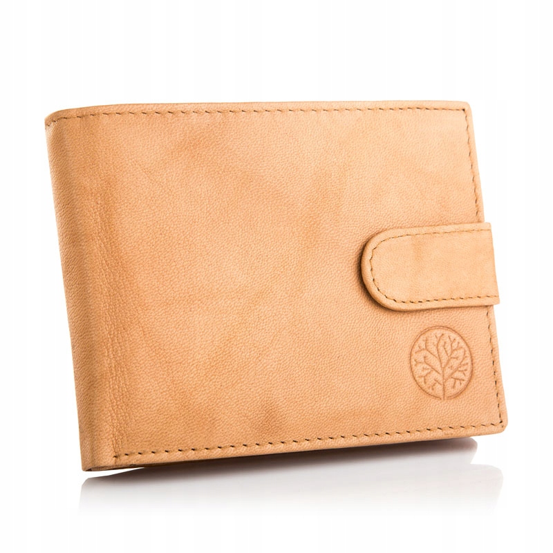 Peňaženka - Portfólio Betlewski Prírodná koža Brown BPM-GTAN-60-Men's Product