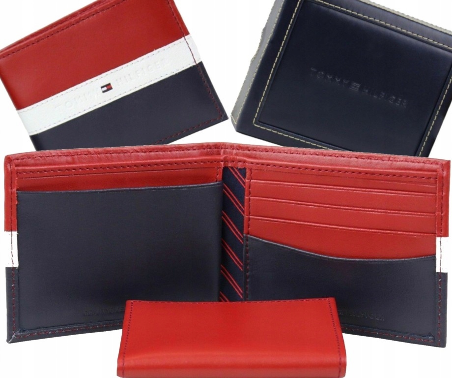 Peňaženka - Tommy Hilfigerské kožené portfólio s puzdrom RFID