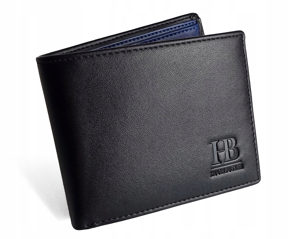 Peňaženka - Hugh Butler Wallet Natural Leather Black, Multi -Colored William - Pánsky produkt