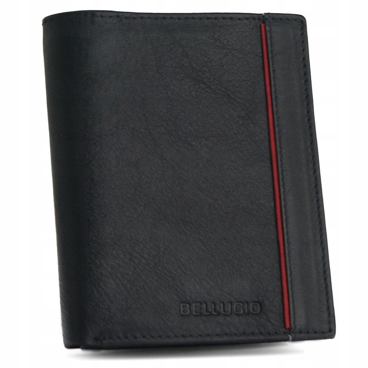 Peňaženka - Produkt Bellugio Walgio Natural Leather Black EM-96R-034-Men