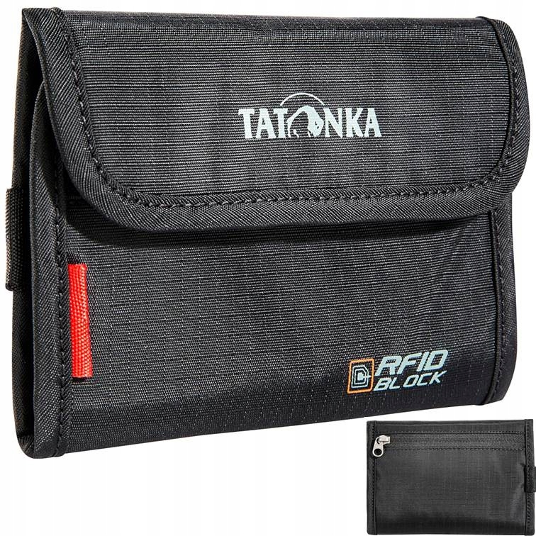 Peňaženka - Tatonka Wallet Synthet Black Money Box RFID - Unisex Product