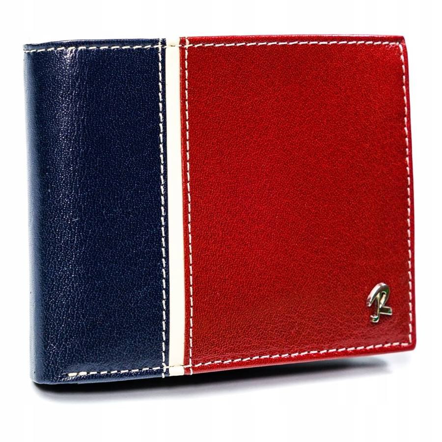 Peňaženka - Rovicky Portfólio Prírodná koža Multicolor 324-RBA-D Navy-Red-Womens's Product