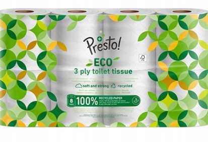Presto!, Toaletný papier, 8 kusov