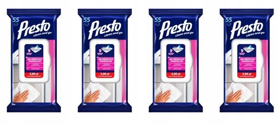 Prezidentské látky pre rôzne povrchy 4 x 55 ks