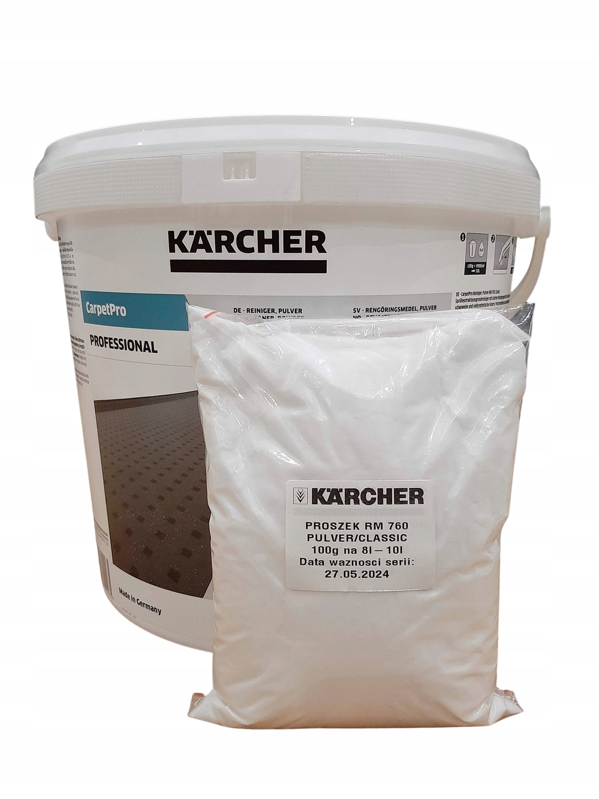 Prací  prášok - Prášok pre koberce KARCHER RM 760 CLASSIC 2 kg