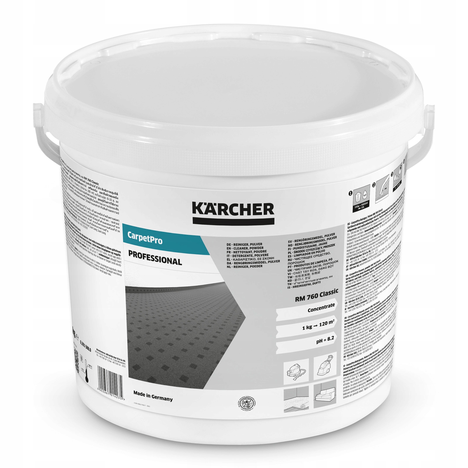 Prací prášok - Prášok na koberec KARCHER RM 760 CLASSIC 5 KG