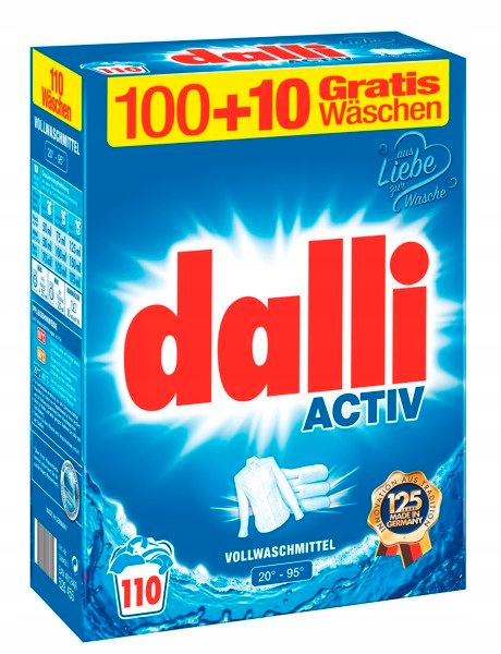 Prací prášok - Dalily umývanie prášku 7,15kg Activ 110 Wash de