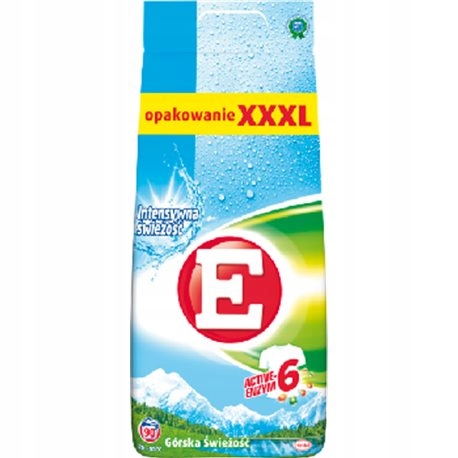 Prací prášok - Pranie prášok e to white 5.85kg 90print