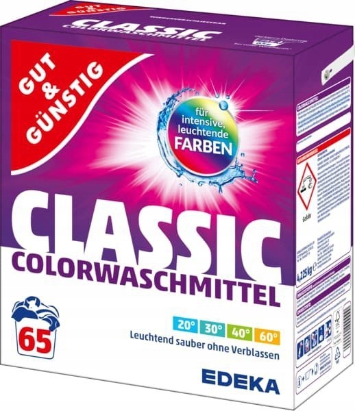 Prací  prášok - Umývanie prášku GG CLASSIC COLOR 65 4,225KG