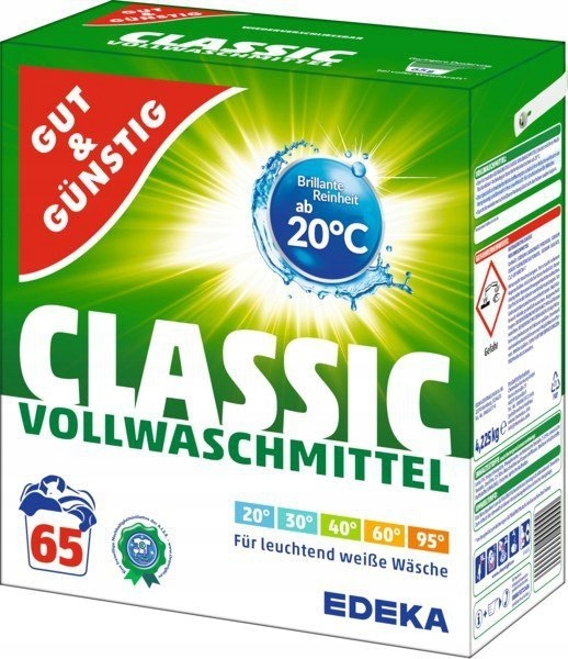 Prací  prášok - Umývanie prášku GG Classic Voll 65 4,225KG