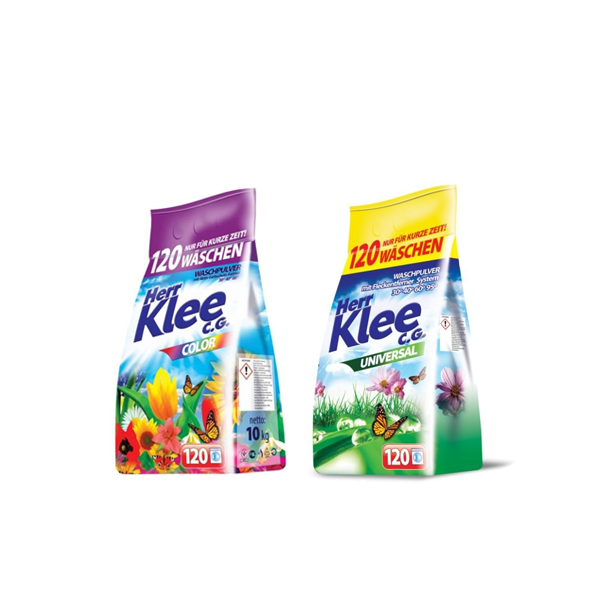 Prací prášok - Prášok HERR KLEEE C.G. 2 x 10 kg - fólia