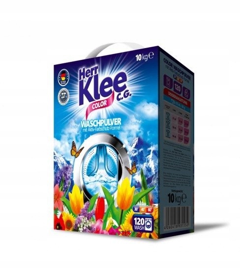 Prací  prášok - Umývanie prášku HERRKLEE COLOR 10 kg kartónu