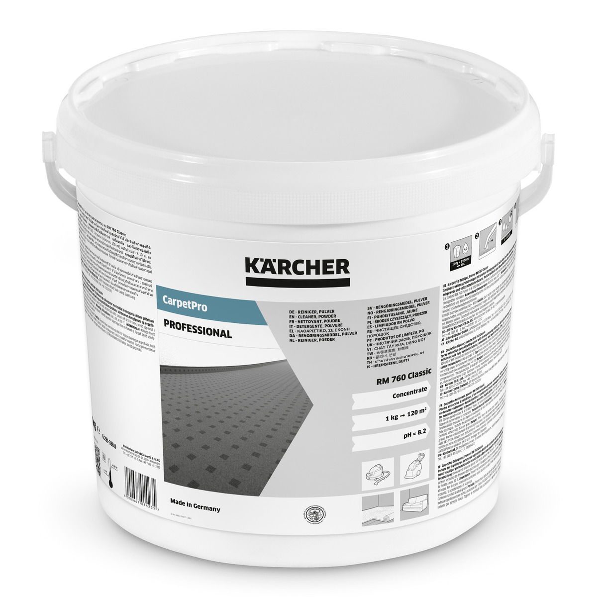 Prací gél - Umývanie prášku KARCHER RM 760 CLASSIC 10 kg