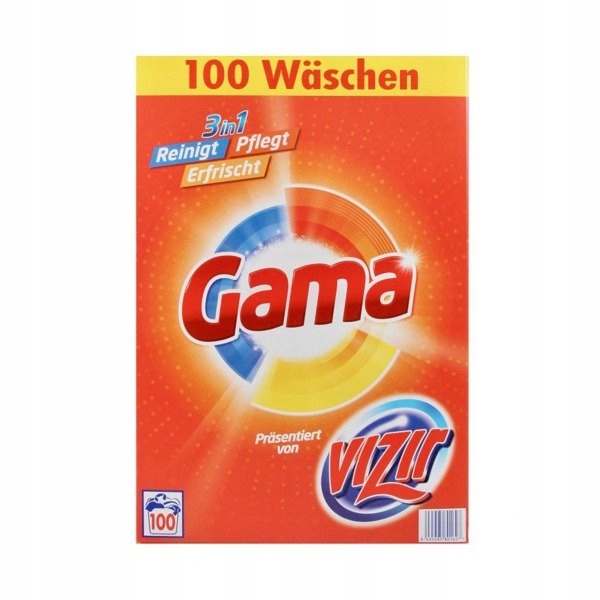 Prací prášok - Umývanie prášku VIZIR GAMA 6,5 kg Nemčina