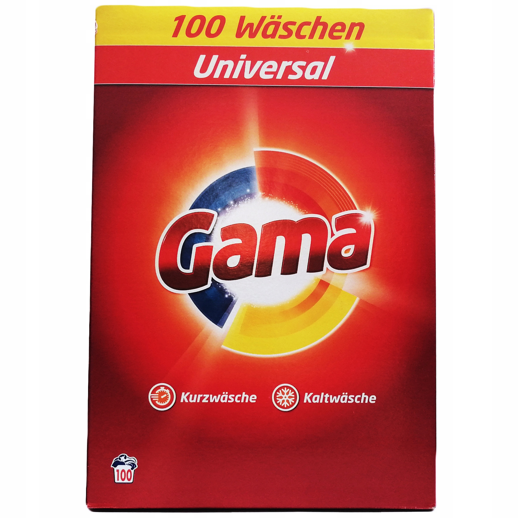 Prací  prášok - Umývanie prášku VIZIR-GAMA Pulver 6,5 kg 100 WASCE