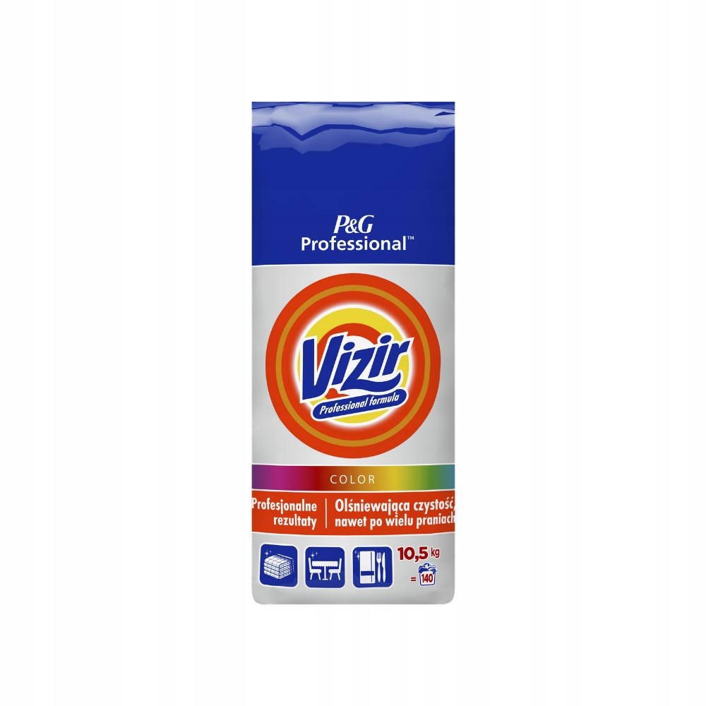 Prací prášok - Prací prášok Vizir COLOR 140 perie 10,5 kg