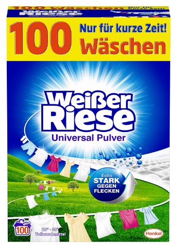 Prací prášok - Umývanie prášku Weiser Riese Universal 100PRIN