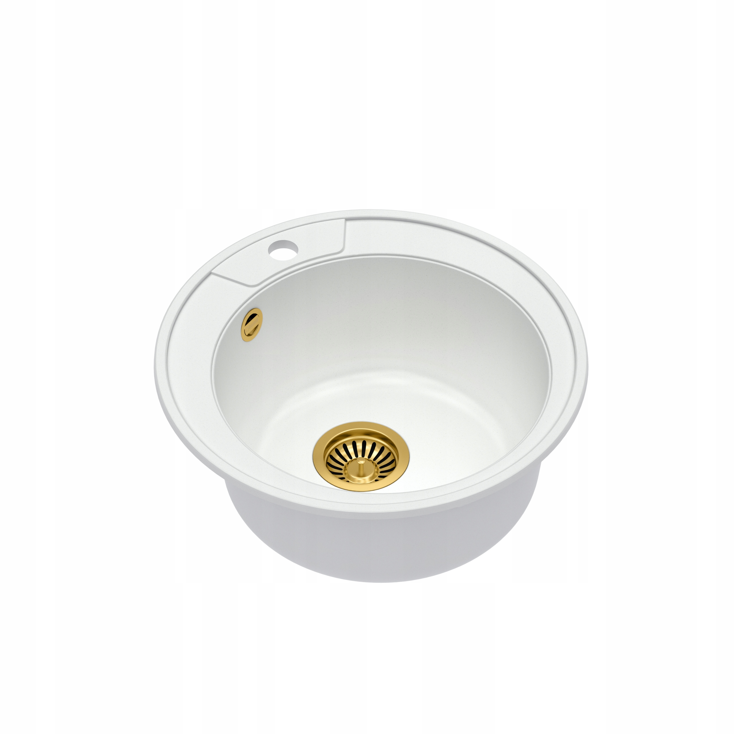 Kuchynská batéria - Quadron Danny Biały/Gold+ Sink