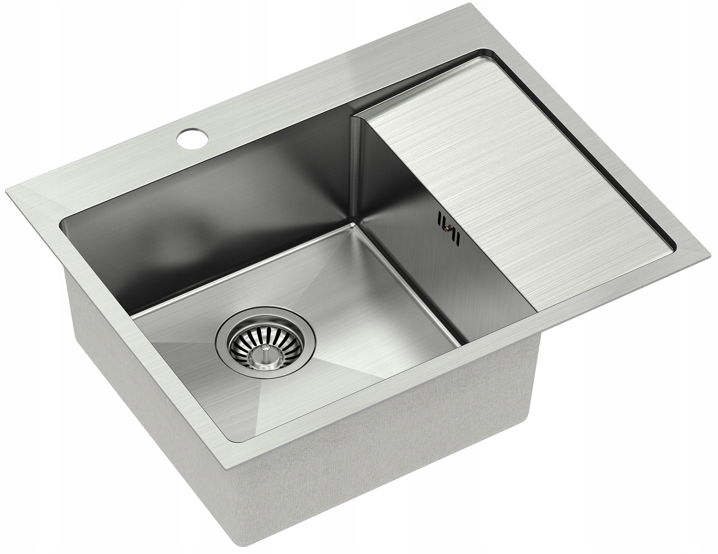 Kuchynská batéria - Quadron Russel 116 Steel + Siphon Steel Wink