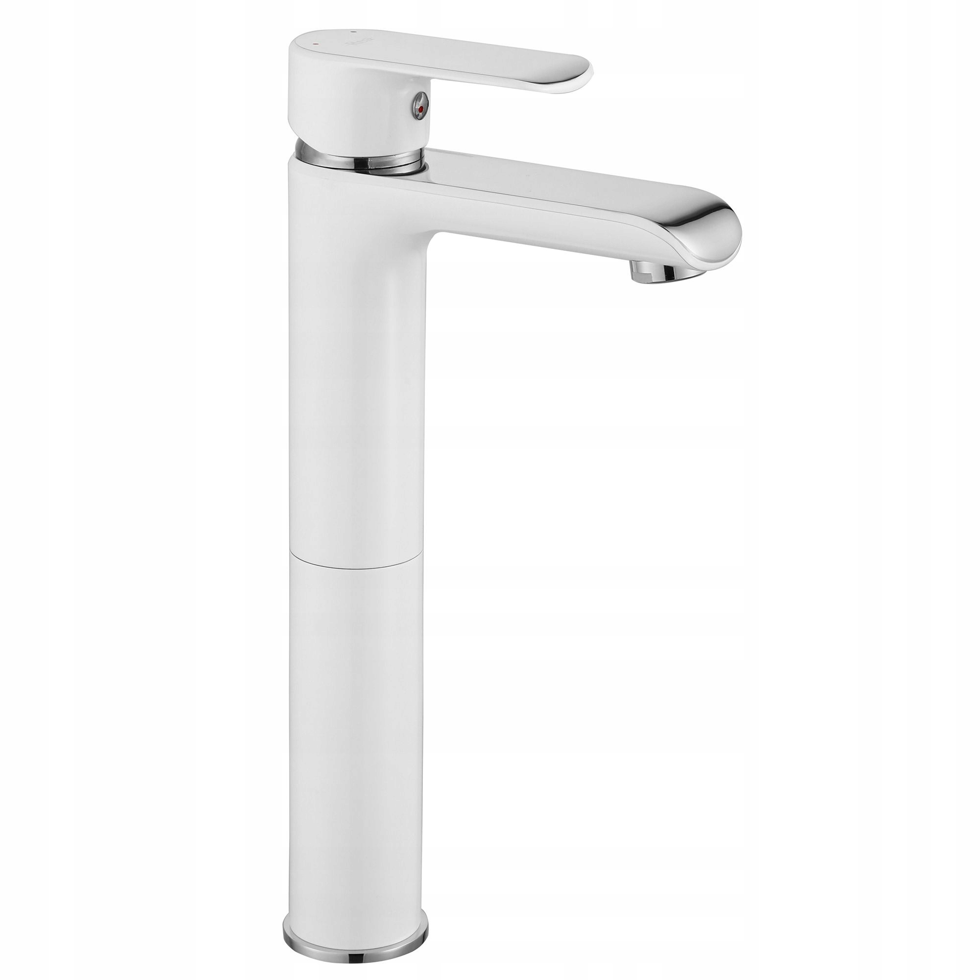 Rea Bloom High, White/Chrome Washbasin Faucet