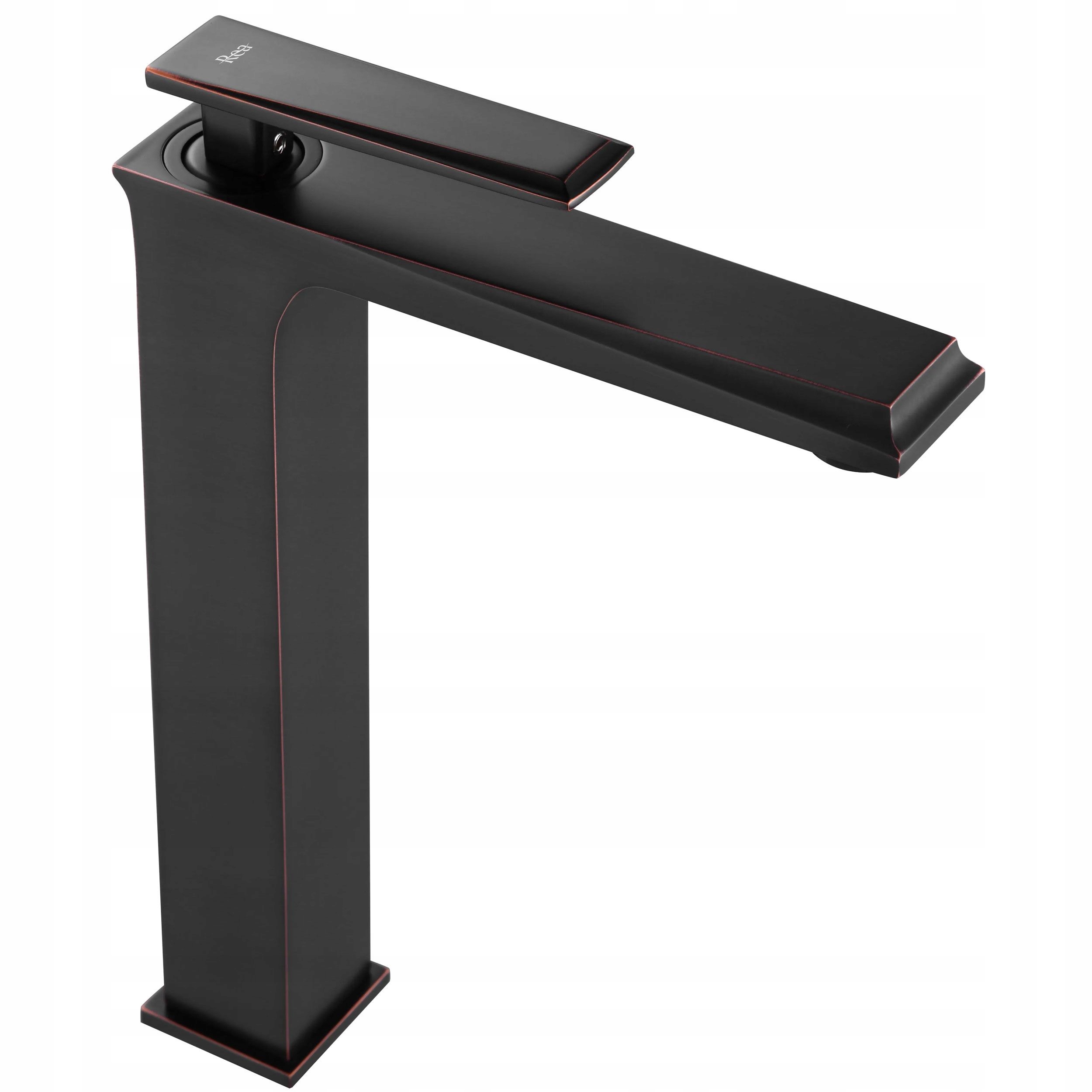 Rea Romano High, Black Washbasin Faucet