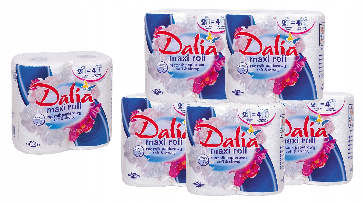 Papierová utierka Dalia Maxi 2 vrstvy (2 valce) x 6