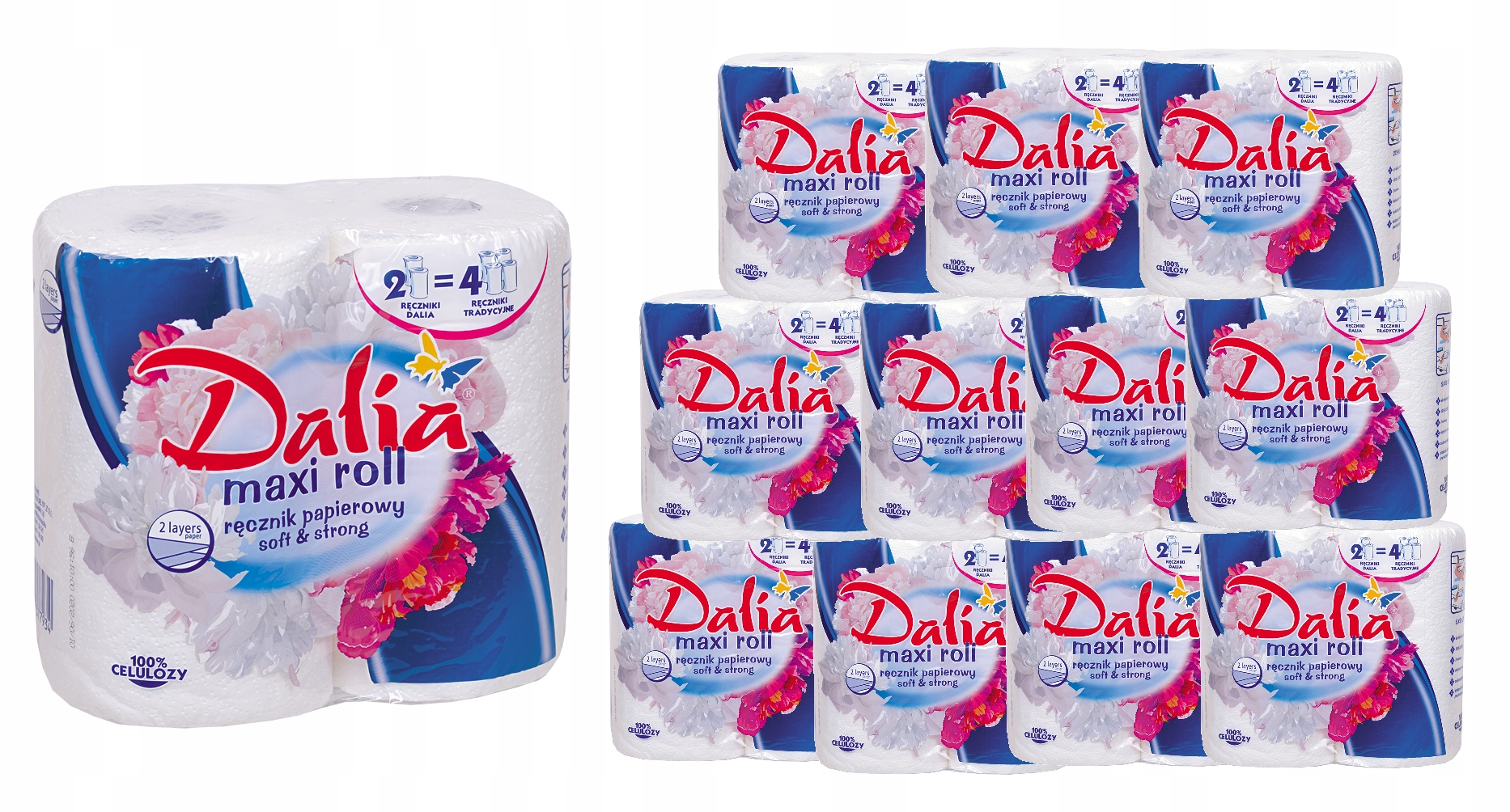 Papierová utierka Dalia Maxi 2 vrstvy (2 valce) x12