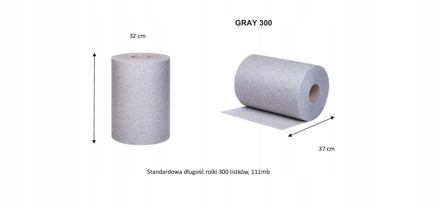Uteráky, čistenie látky v rolke - sivá 300