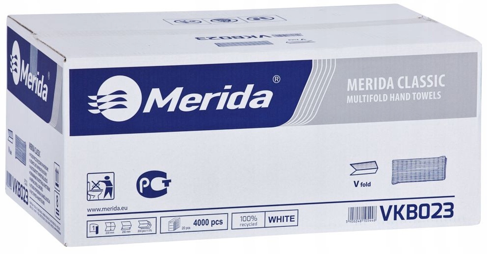 Papierové utierky Merida White Class 4000 'PZ23