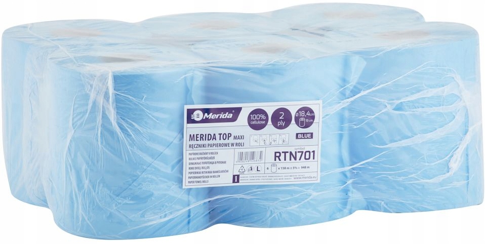 Papierové utierky Merida Blue Maxi Rtn701