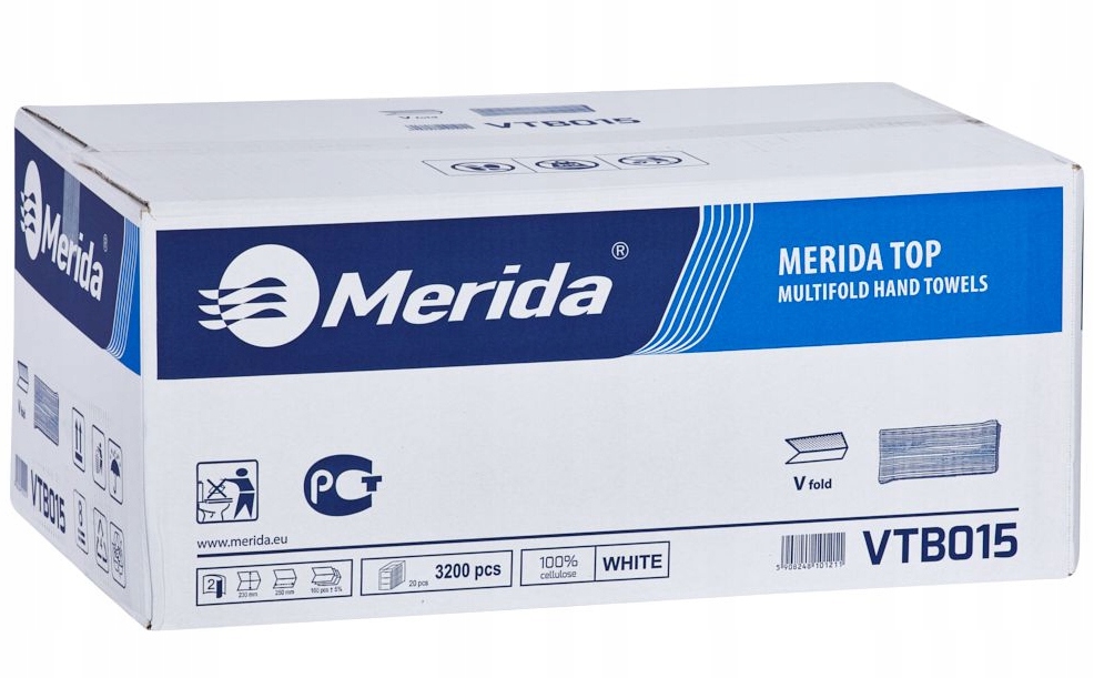 Merida Top Białe 3200 'VTB015 papierové utierky