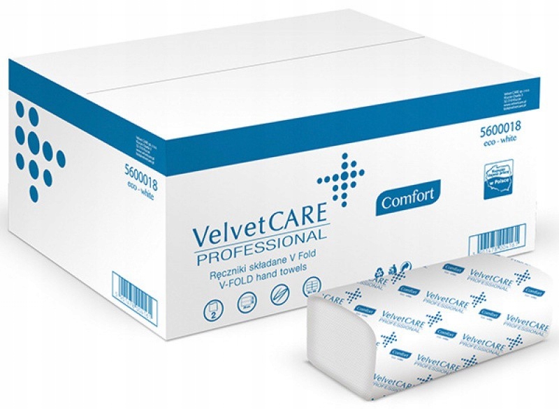 Skladacie uteráky ZZ Velvet Professional, 3 000 ks