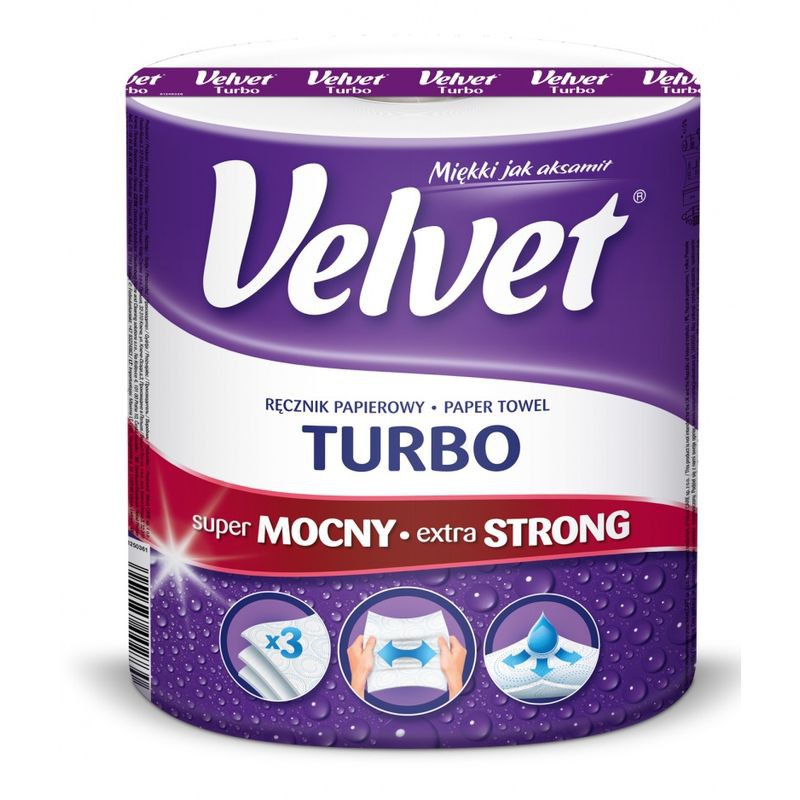 Uteráky v úlohe celulózového zamatového turbo, biele