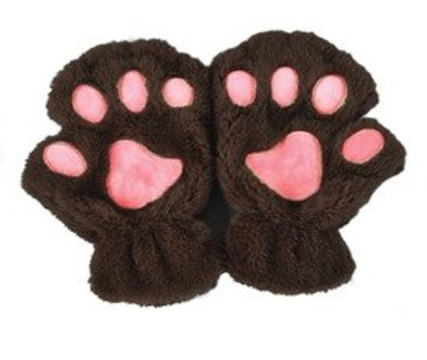 Rukavice - Mitten Rukavice dámske výrobky DKM Brown Universal