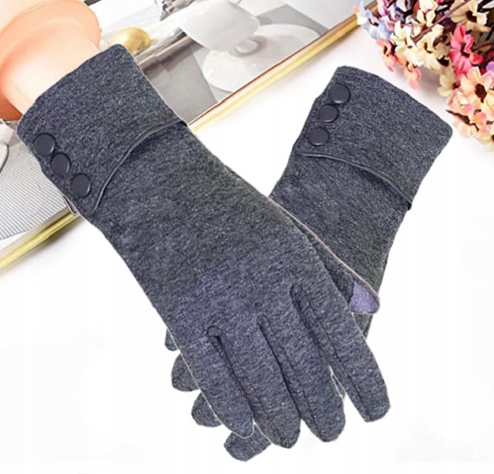 Rukavice - Päť -fantastické rukavice dámskeho produktu Evenla Polyester Grey. Universal
