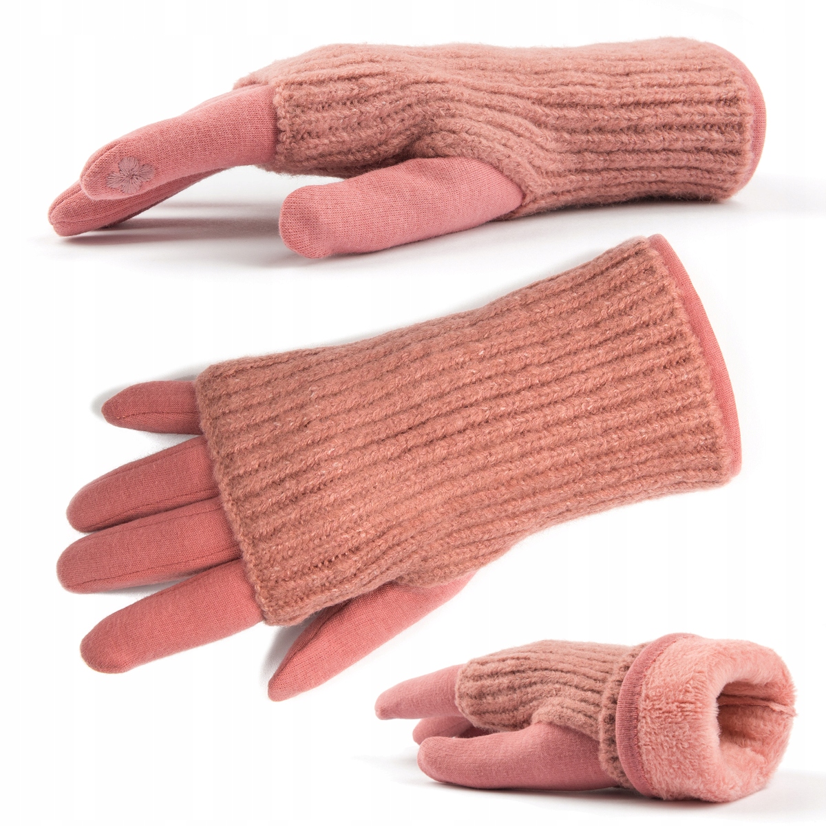 Rukavice - Päť -fantastické rukavice. Dámsky produkt Fanabella Black Cotton R.